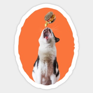 My Fav Food Is Burger Sticker